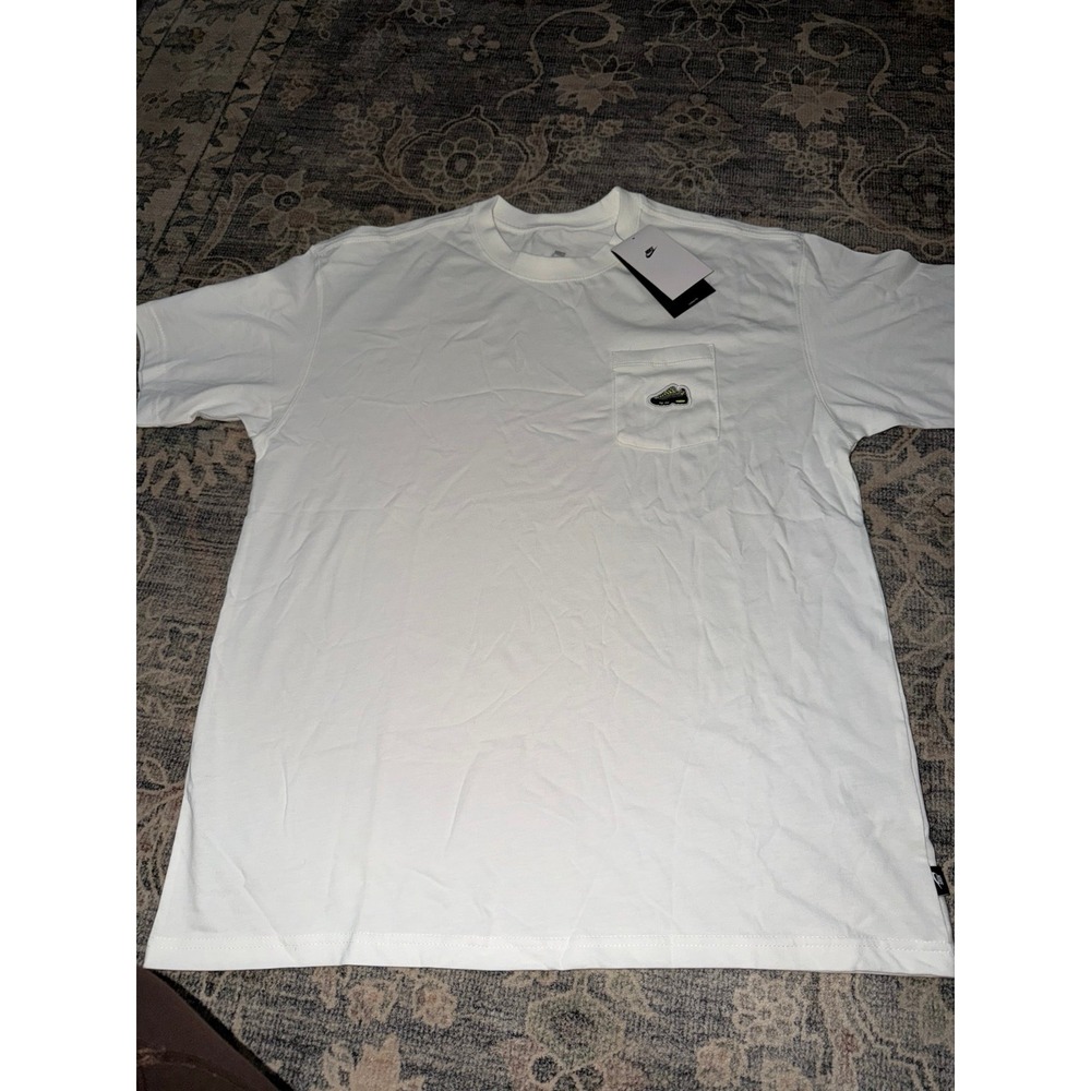 Nike Loose Fit White Air Max Pocket Tee Shirt